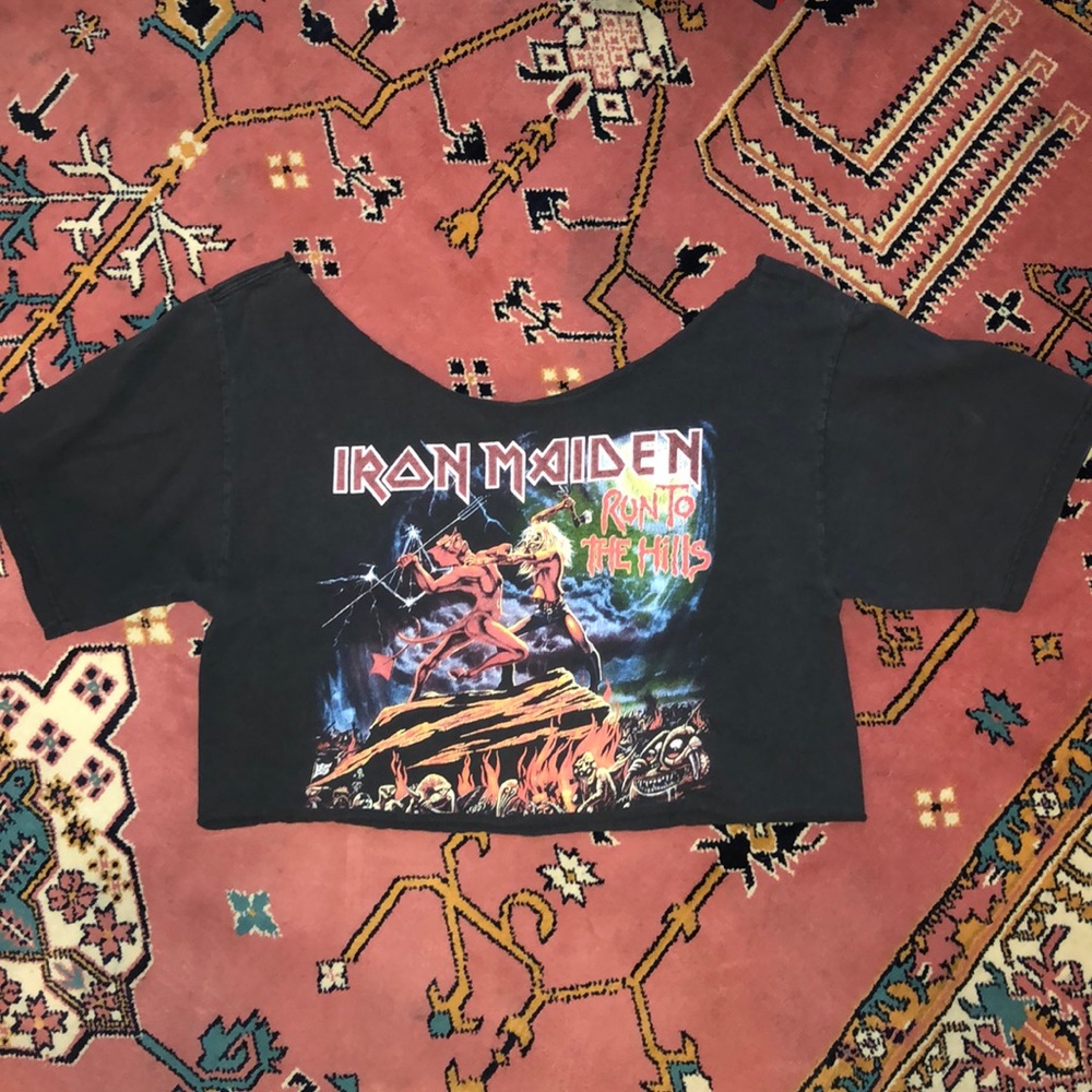 Concert Tee - Black - Iron Maiden - S/M